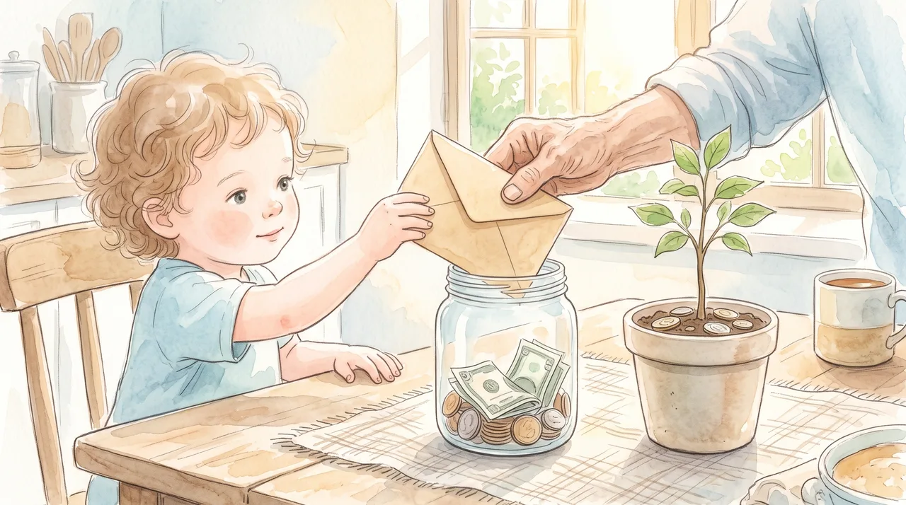 Geld schenken, damit es nicht übers Wochenende weg ist